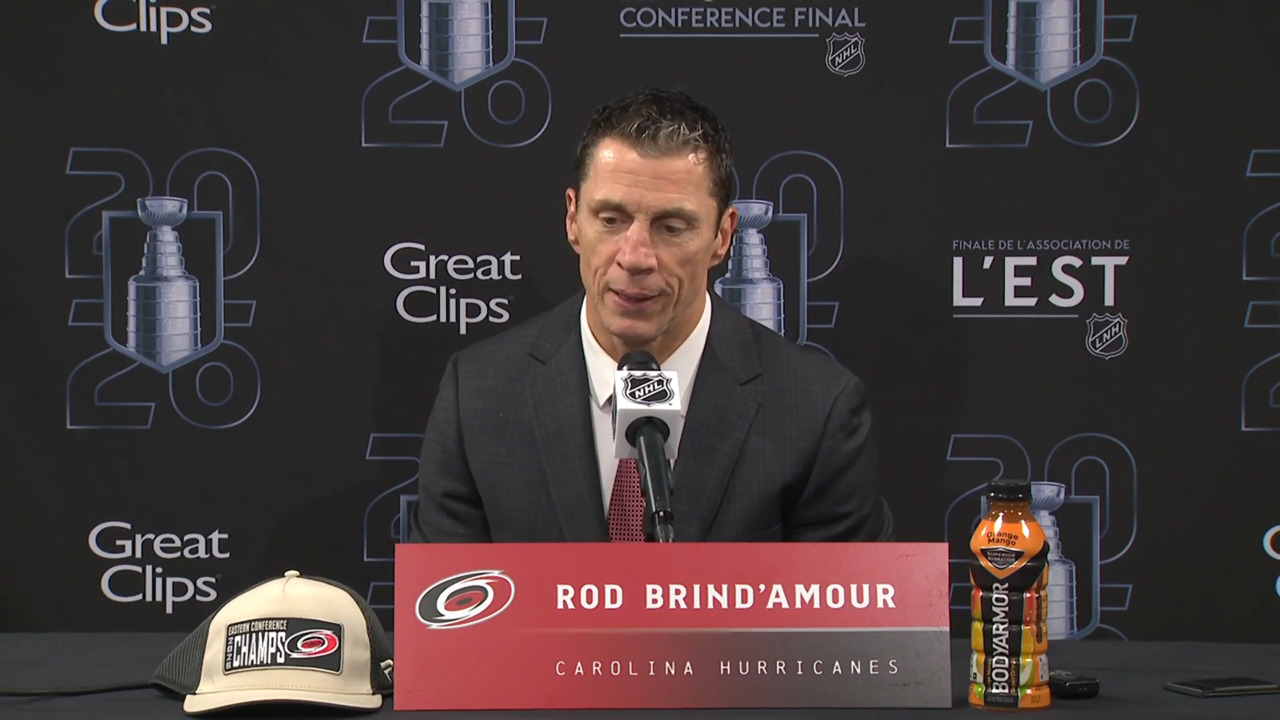 Brind'Amour stolt över Hurricanes efter avancemang till Stanley Cup-final