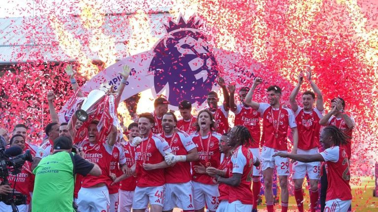 Arsenal Enjoys magical Title Win As Players Finally Lift Trophy 