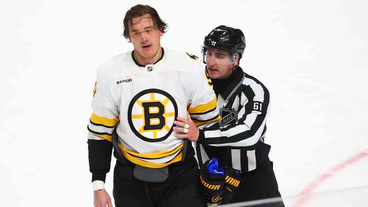 Bruins’ Zadorov played through fully torn MCL in series vs. Sabres