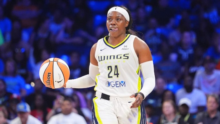 Dallas Wings guard Arike Ogunbowale. (LM Otero/AP)