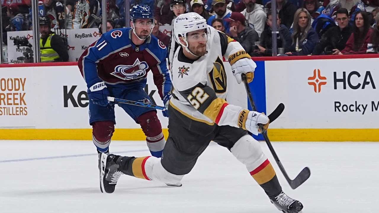 Golden Knights roll to early lead, hold off Avalanche to open Western Conference Final
