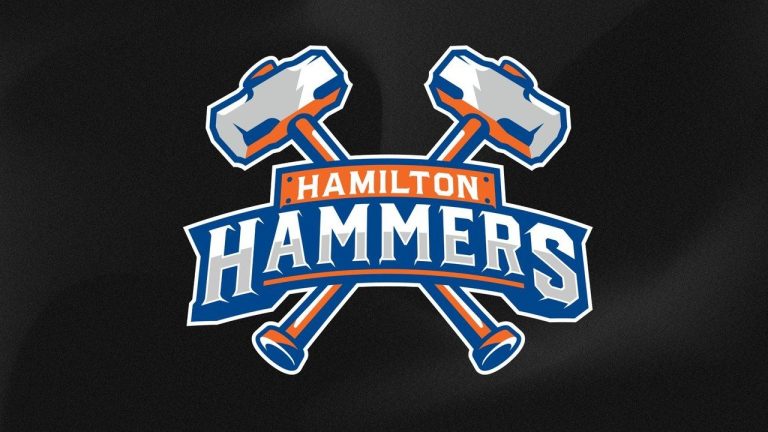 The new logo for the Hamilton Hammers AHL franchise is shown in this handout image released May 21, 2026. The team name and logo were unveiled Thursday, weeks after the New York Islanders announced plans to relocate their American Hockey League affiliate from Bridgeport, Conn., to Hamilton beginning in the 2026-27 season. (Credit: Hamilton Hammers)