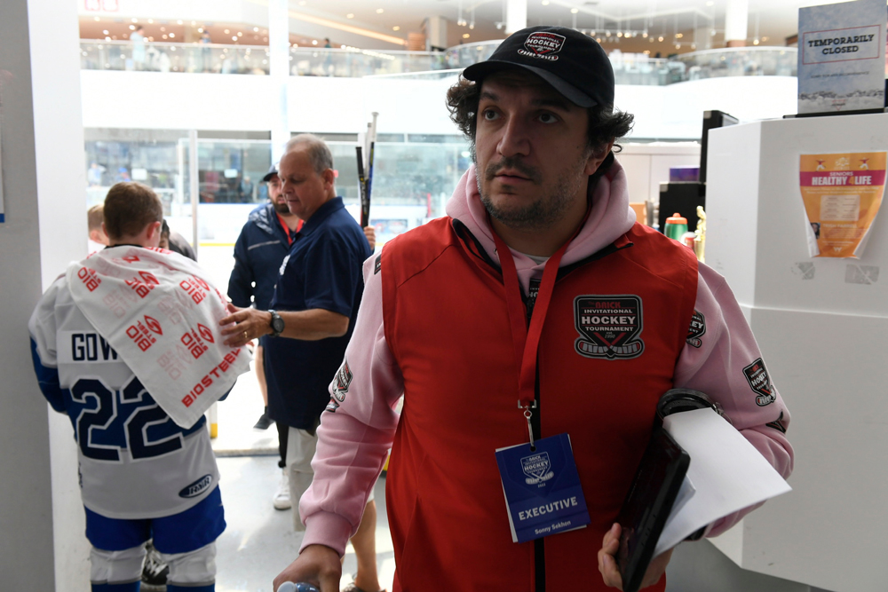 In addition to founding the PEL, Sekhon has spent a decade-and-a-half helping to organize Edmonton's Brick Invitational Hockey Tournament, which hosted the likes of Steven Stamkos, Auston Matthews and Macklin Celebrini as 10-year-olds. (Photo courtesy of Sonny Sekhon)