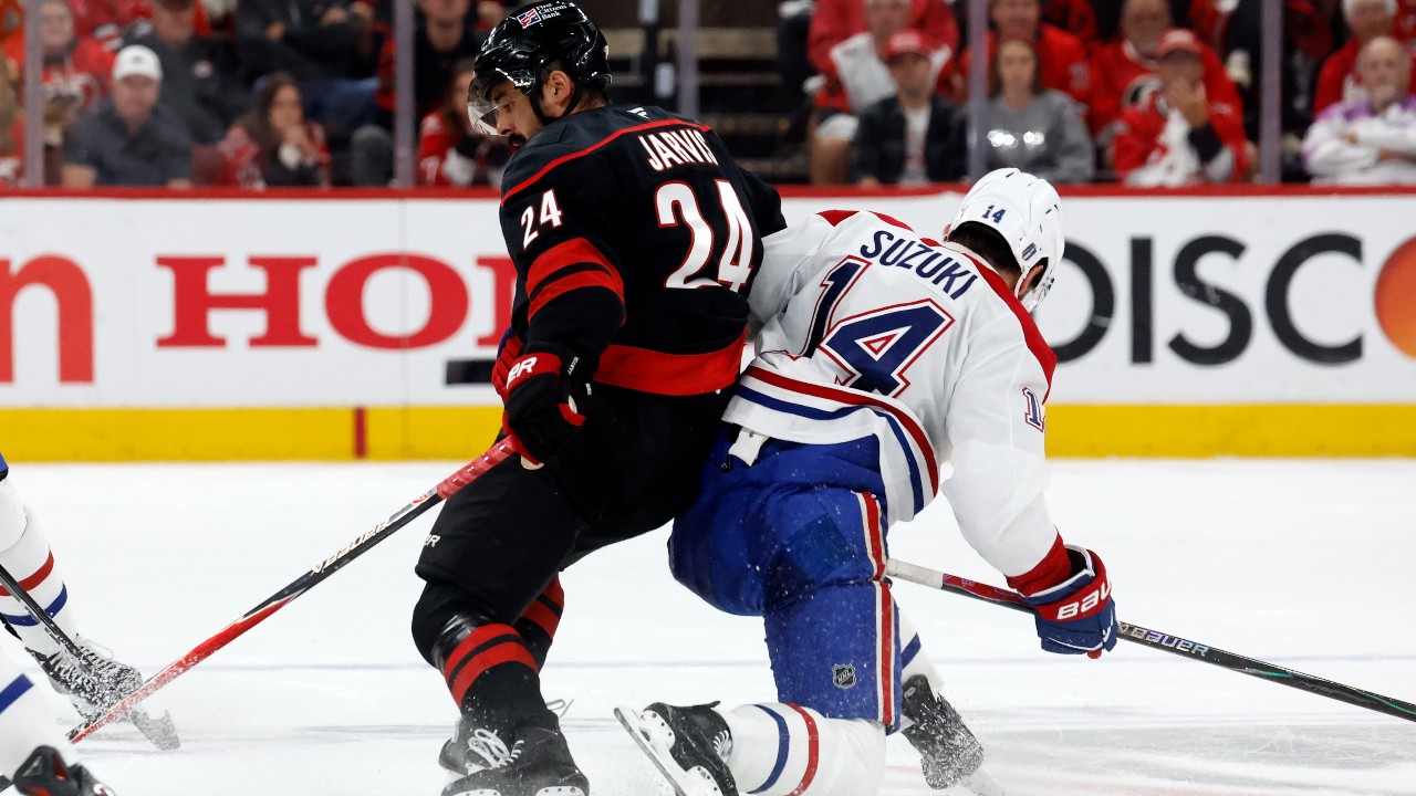 Disparity between top players on Canadiens, Hurricanes the difference in Game 1