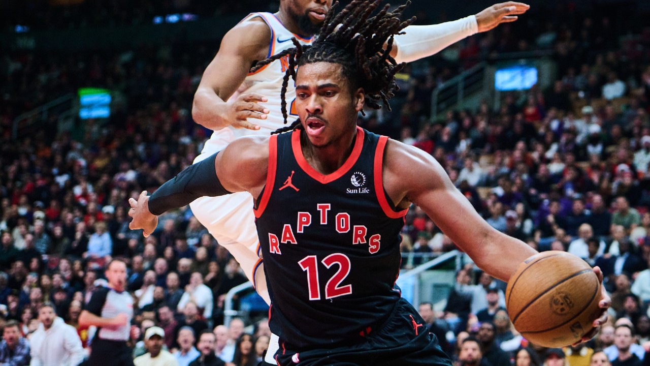 Toronto Raptors’ Collin Murray-Boyles
