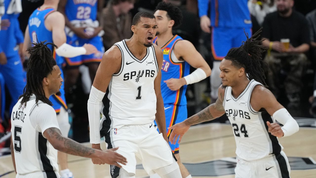 Spurs rebound, trounce Thunder in Game 4 to even West Finals