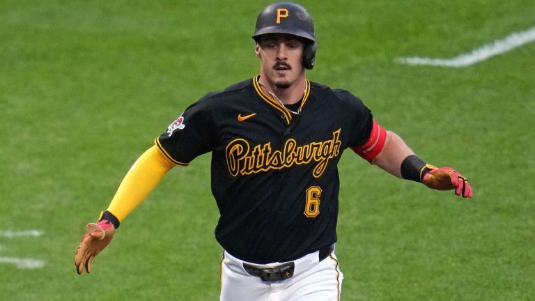 Pittsburgh Pirates' Konnor Griffin rounds the bases after hitting a solo home run off Chicago Cubs pitcher Jameson Taillon during the fourth inning of a baseball game in Pittsburgh, Wednesday, May 27, 2026. (AP Photo/Gene J. Puskar)