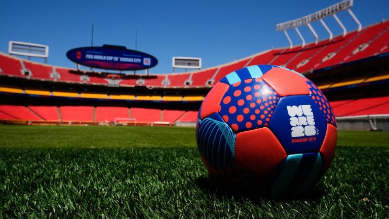 A general view of Arrowhead Stadium as it is rebranded as Kansas City Stadium, Monday, May 11, 2026, ahead of the 2026 FIFA World Cup in Kansas City, Mo. (Charlie Riedel/AP)
