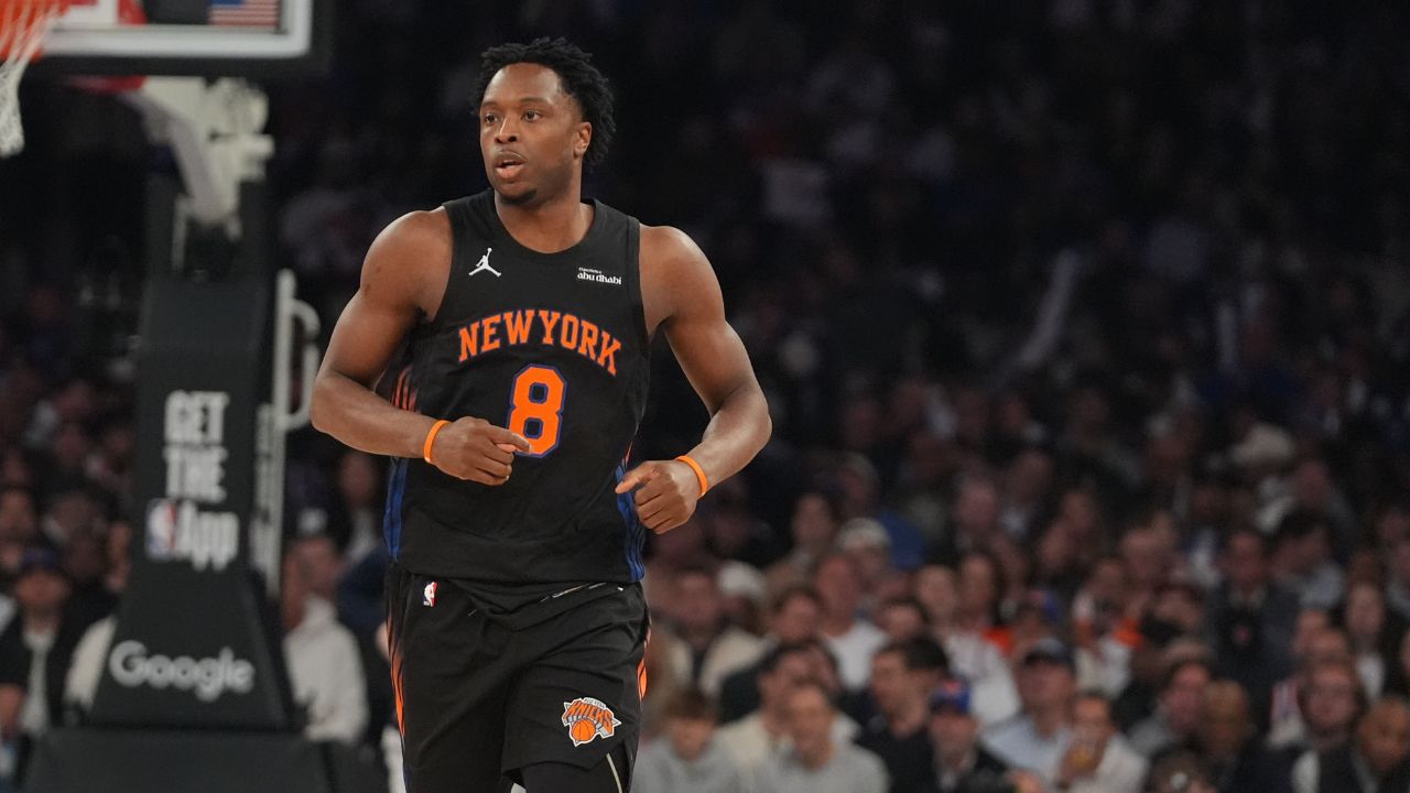 Knicks’ Anunoby practises in full again, trending towards return