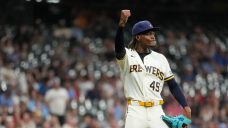 Brewers’ Abner Uribe suspended one game for inappropriate celebration