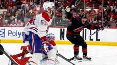 Canadiens fall short in series-tying loss to Hurricanes
