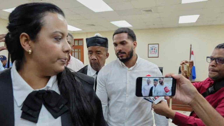 Tampa Bay Rays shortstop Wander Franco leaves court after his trial on charges of sexually abusing a minor in Puerto Plata, Dominican Republic, Monday, May 25, 2026. (Ricardo Hernandez/AP)