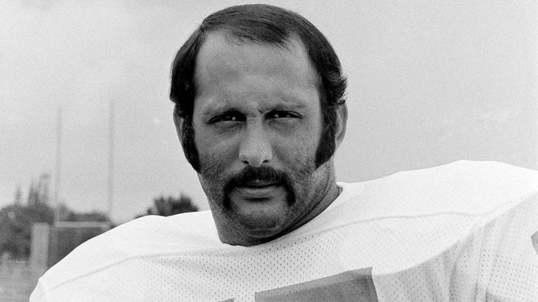 Miami Dolphins defensive tackle Manny Fernandez stands for a photo in Miami, Fla., July 18, 1973. (Jim Kerlin/AP)