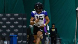 Toronto Argonauts rookie Isaiah Smith is shown in this handout photo, at the CFL combine in Edmonton. (Paul Swanson/CFL)
