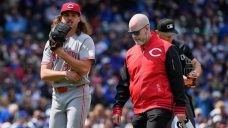 Reds RHP Rhett Lowder exits with right shoulder discomfort vs. Cubs