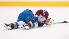 Avalanche star Nathan MacKinnon hobbled in Game 3 vs. Golden Knights