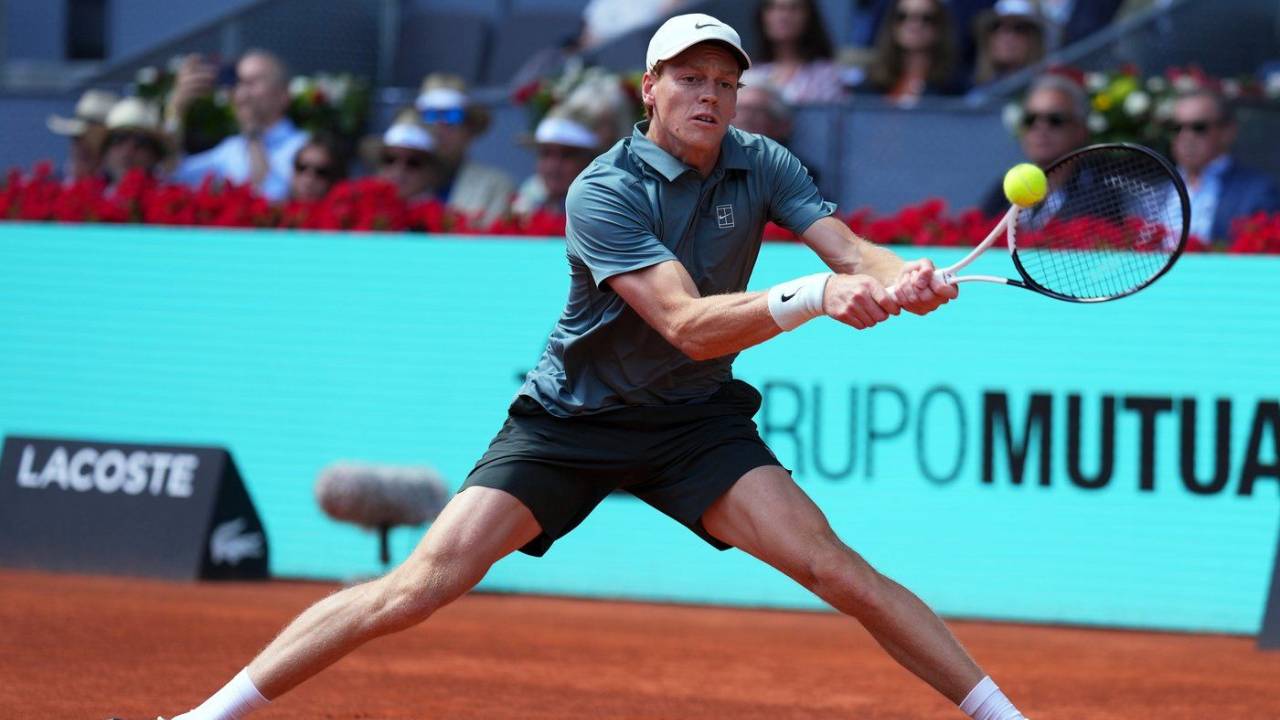 Sinner reaches Madrid Open final for 350th career victory