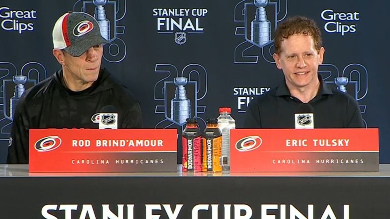 Brind'Amour och Tulsky talar inför Stanley Cup-finalen