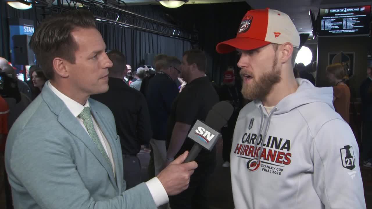 Ehlers laddad för Stanley Cup-jakt i debutsäsongen med Hurricanes