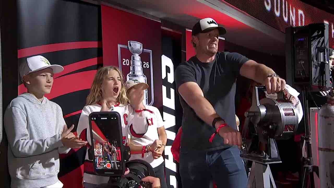 Eric Staal startade Stanley Cup-finalen – tutade igång publiken i Carolina
