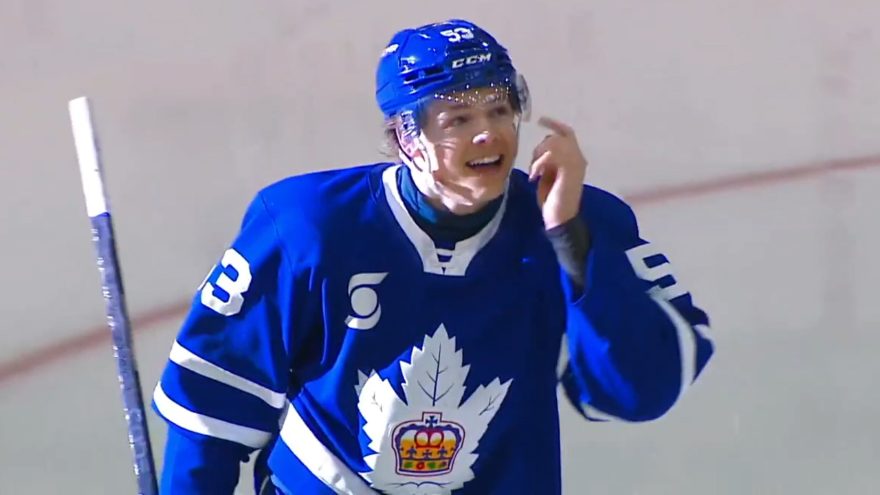 Easton Cowan trollbinder försvaret – läckert mål för Marlies i Calder Cup-slutspelet