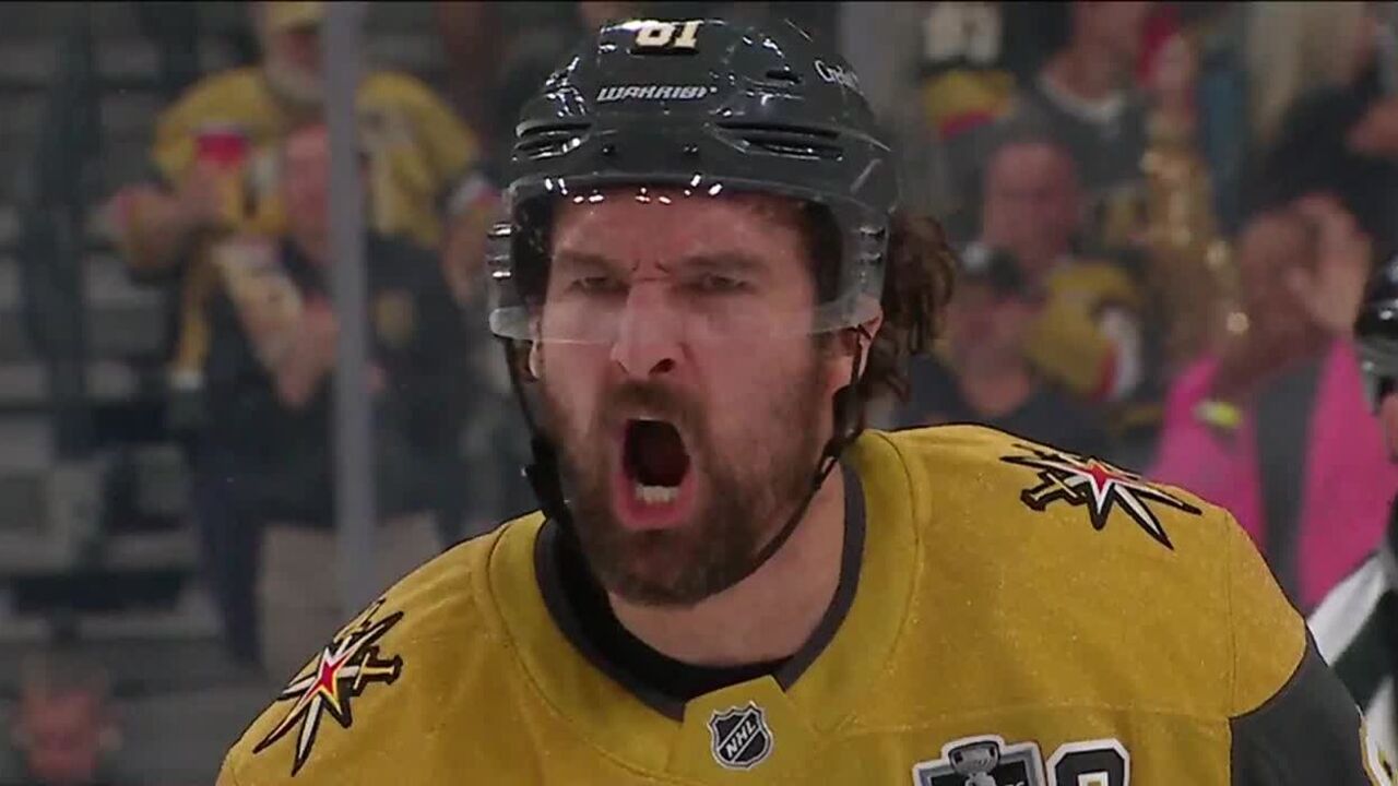 Mark Stone dekade förbi Bussi och öppnade målskyttet i Stanley Cup-finalen