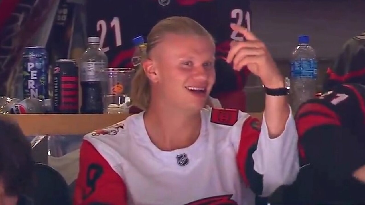 Erling Haaland på plats i Stanley Cup-finalen med norska landslaget
