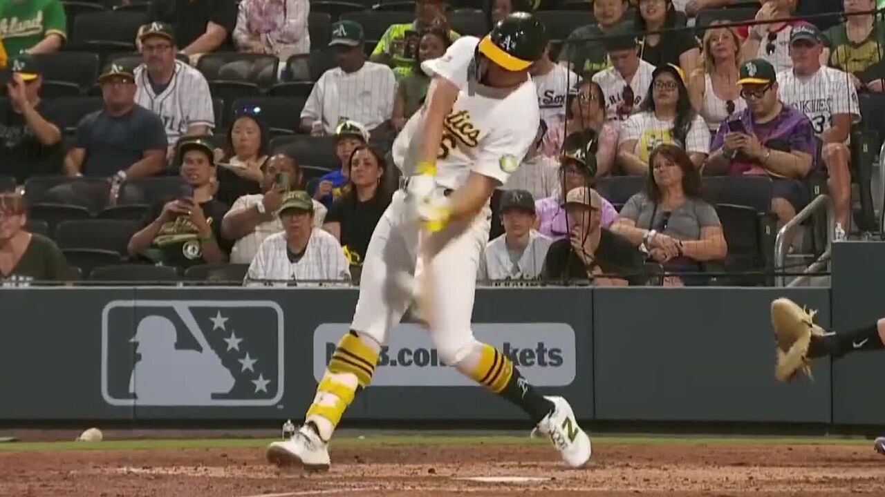 Athletics Langeliers And Kurtz Launch Back To Back Towering Home Runs