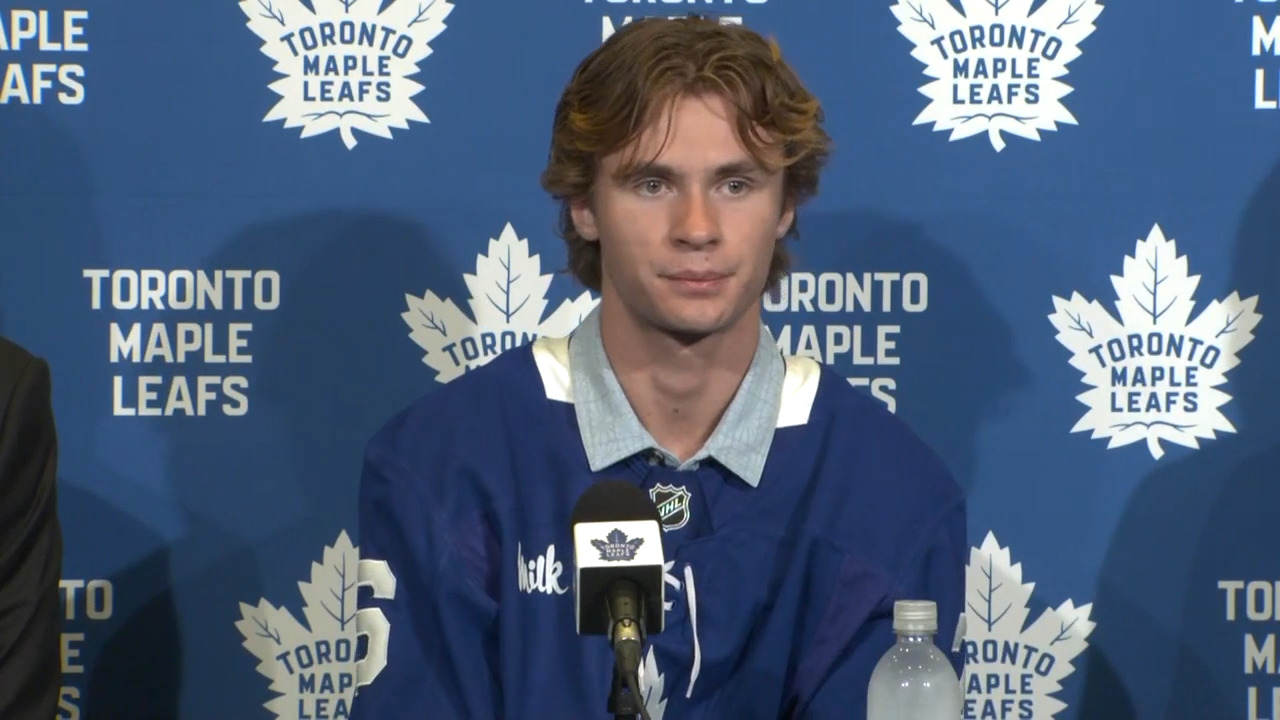 Gavin McKenna ivrig att hitta sig till rätta i Toronto efter draften