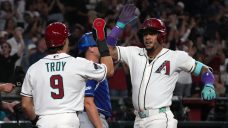 Diamondbacks home three times in win over Dodgers