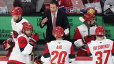 ‘Keep it real’: Brind’Amour repeatedly challenging Aho’s slumping line