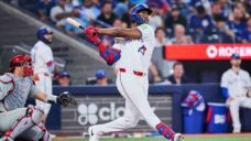 Blue Jays’ Jesus Sanchez exits vs. Rangers with sprained ankle