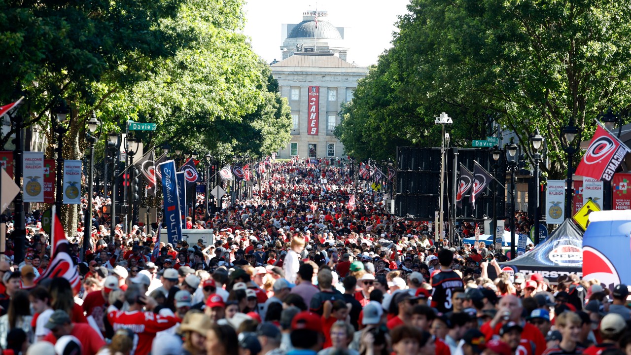 ‘About that time’: Sights and sounds from Hurricanes’ Stanley Cup parade ‘About that time’: Sights and sounds from Hurricanes’ Stanley Cup parade