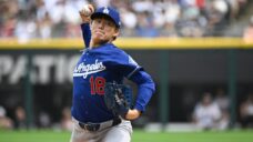 Yamamoto carries no-hit bid into 9th as Dodgers beat White Sox