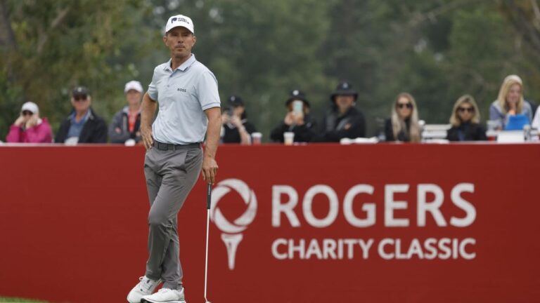 Canadian golfer Mike Weir at the Rogers Charity Classic.
