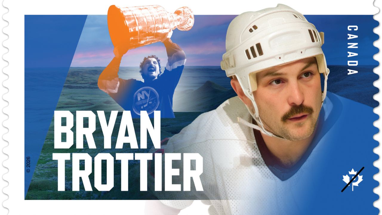 Bryan Trottier hyllas på kanadensiskt frimärke – hedras som ursprungsledare