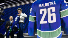 Canucks take Caleb Malhotra, son of coach Manny, with No. 3 pick