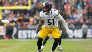 Pittsburgh Steelers linebacker Nick Herbig (51) defends during an NFL football game, Sunday, Dec. 28, 2025, in Pittsburgh. (Matt Durisko/AP)