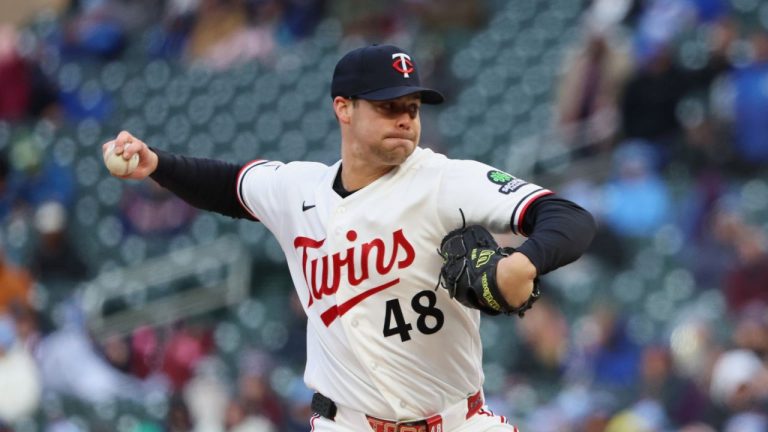Minnesota Twins pitcher Justin Topa delivers to the Tampa Bay Rays during the sixth inning of a baseball game Friday, April 3, 2026, in Minneapolis. (Ellen Schmidt/AP)