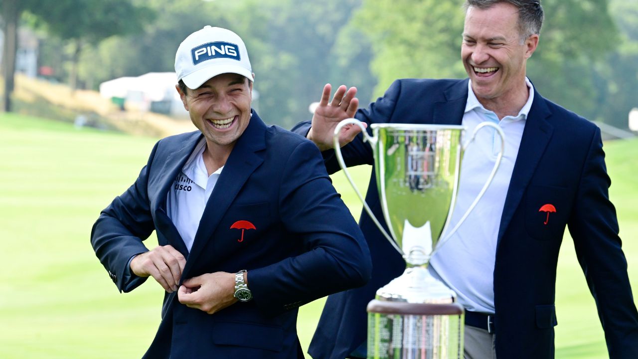 Hovland wins Travelers Championship after Scheffler misses short birdie putt