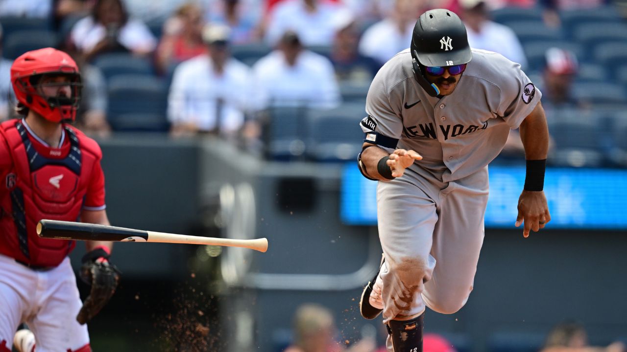 Chisholm Jr., Yankees topple Guardians to complete sweep
