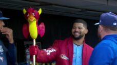 ‘George brought it out’: Schneider mystified by Blue Jays’ home run dragon