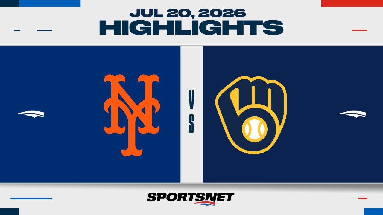 MLB Highlights: Brewers 8, Mets 3