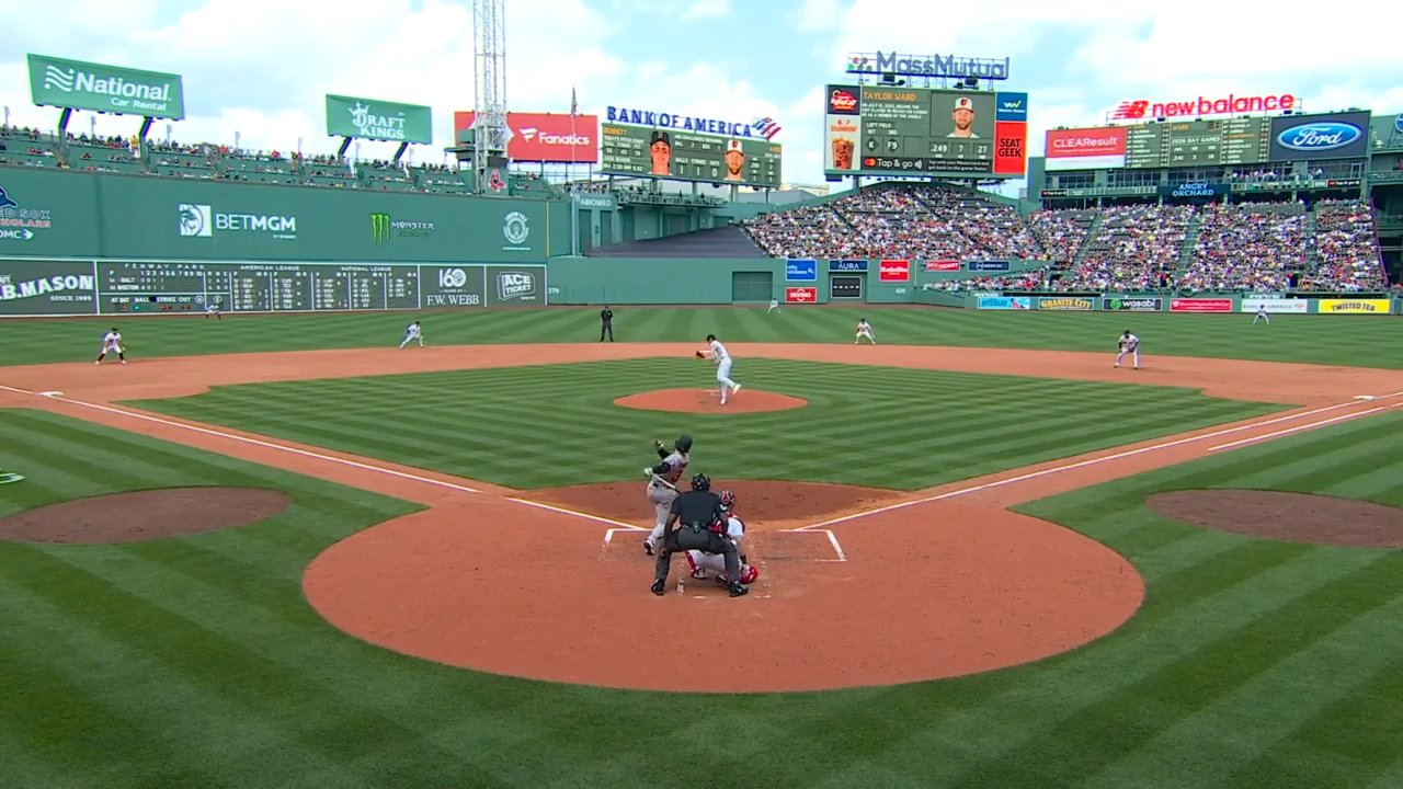 Red Soxs Jake Bennett Takes 102 M P H Liner Off Stomach Still Gets Out