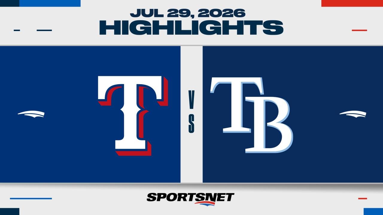 MLB Highlights: Rays 3, Rangers 0