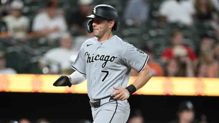 Chicago White Sox's Jacob Gonzalez in action during a baseball game against the Baltimore Orioles, Tuesday, June 30, 2026, in Baltimore. (Nick Wass/AP)