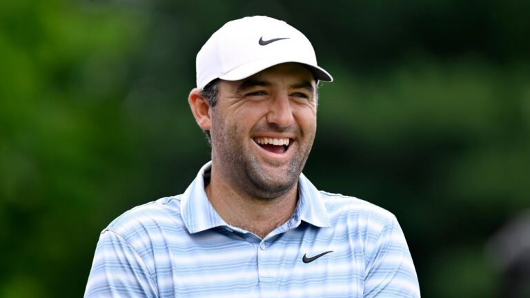 Scottie Scheffler during the second round of the Travelers Championship golf tournament at TPC River Highlands, on Friday, June 26, 2026, in Cromwell, Conn. (Jessica Hill/AP)