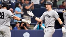 Ben Rice homers twice, Yankees beat Rays to split four-game series