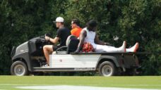 Bengals DE Shemar Stewart carted off in first training camp practice