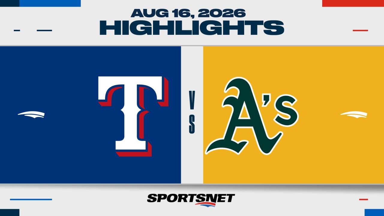 Mlb Highlights Athletics 5 Rangers 2